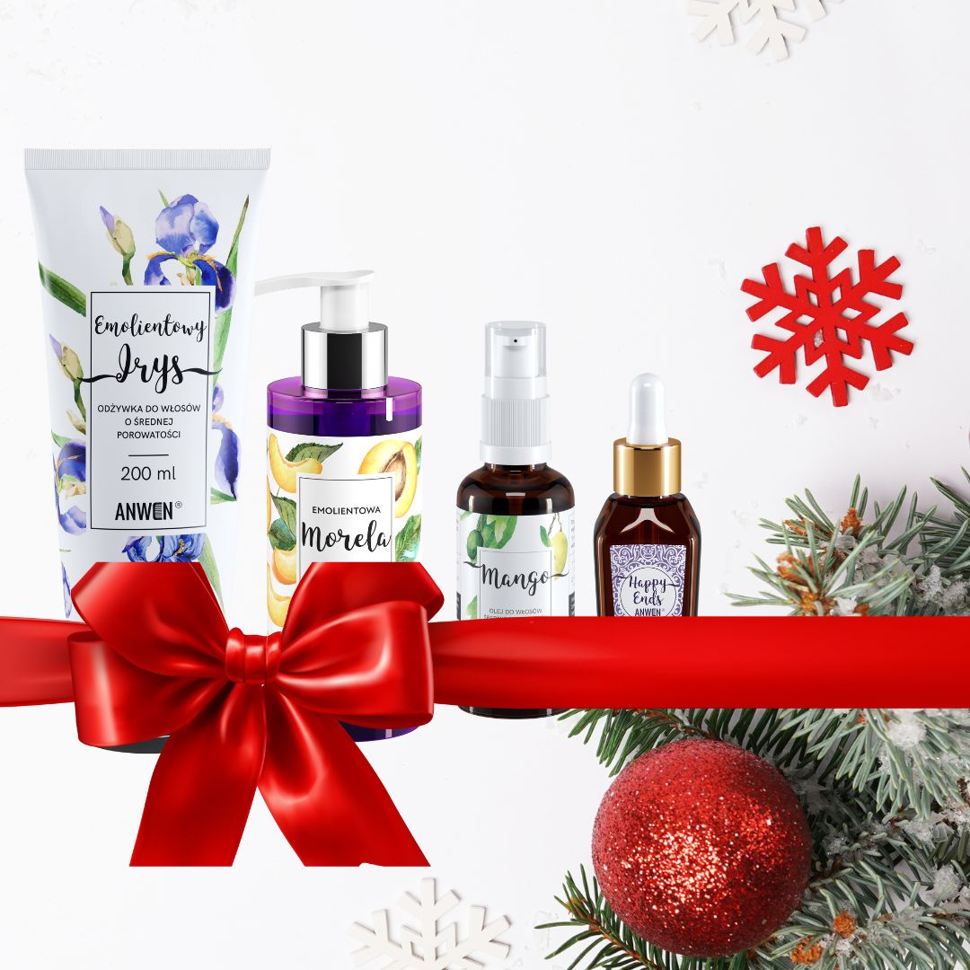 Glatka kosa bez pegle za kosu srednje poroznosti bundle Xmas