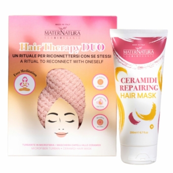 Hair Therapy Duo <br> Maska za kosu i ručnik od mikrofibre